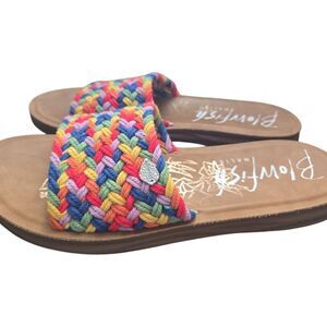 Blowfish Malibu San Clemente Women's Shoes Rainbow Thread - 9